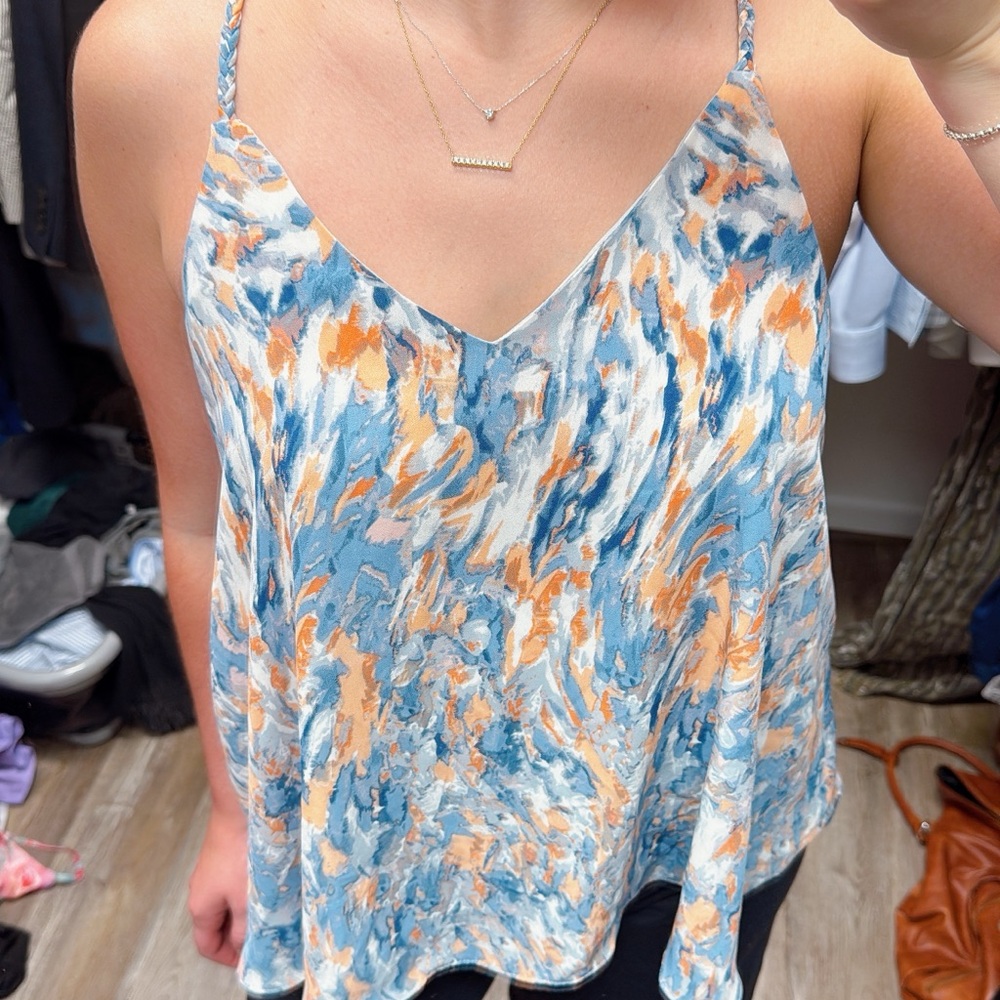 Abstract Print Women's Top - Picture 3 of 8